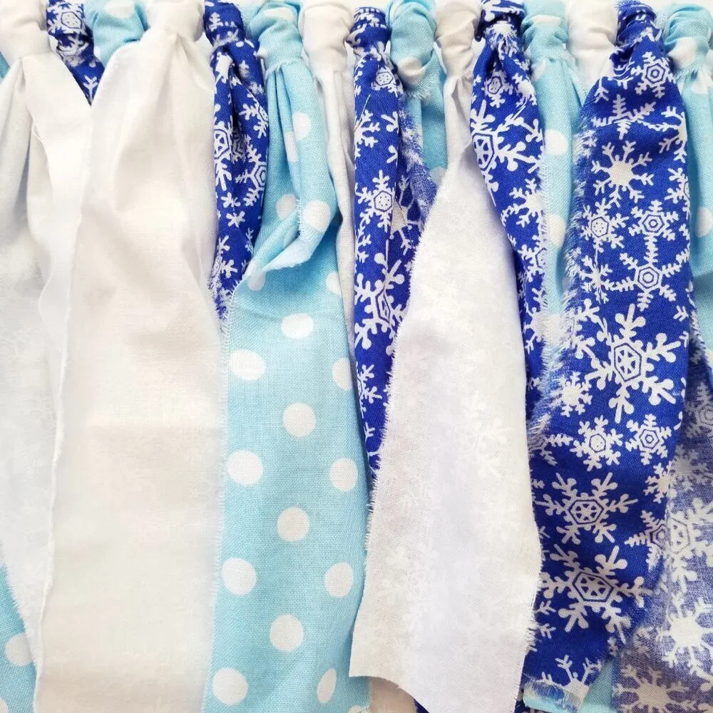 Snowflake High Chair Banner | First Birthday | 3’ HIGH CHAIR